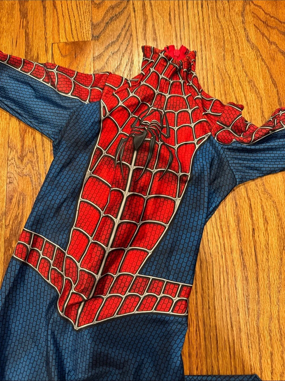 Hand made Spider-Man costume toddler boys 3/4